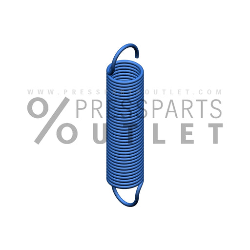 Tension spring Z-087FX; m=2 - 00.580.6225/ - Zugfeder Z-087FX; m=2