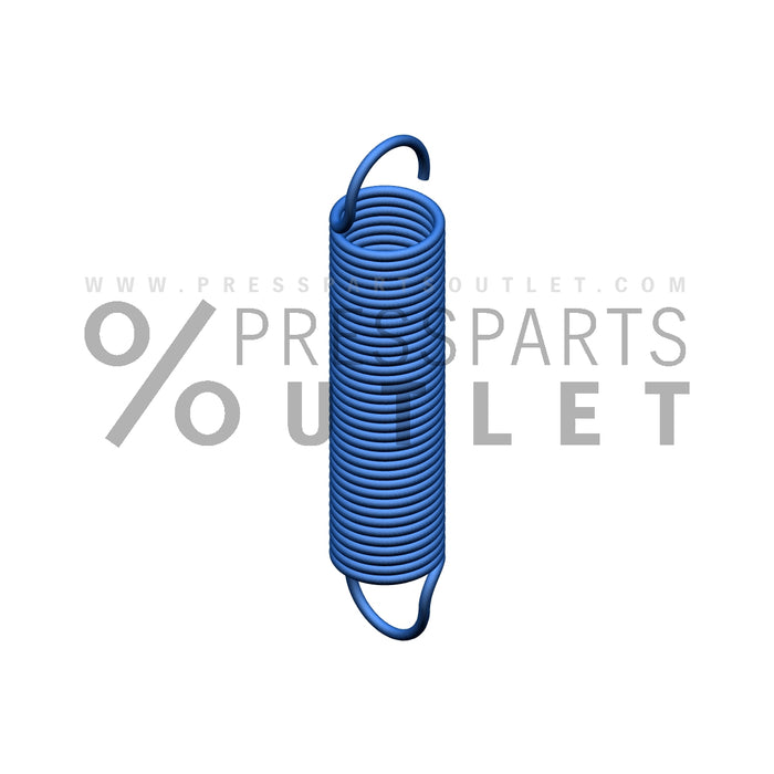 Tension spring Z-087FX; m=2 - 00.580.6225/ - Zugfeder Z-087FX; m=2