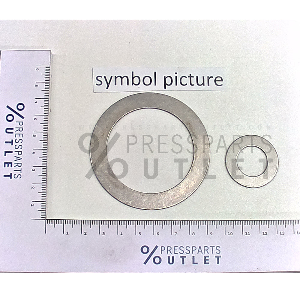 Axial bearing disc  AS 2542 - 00.550.0607/ - Axialscheibe  AS 2542