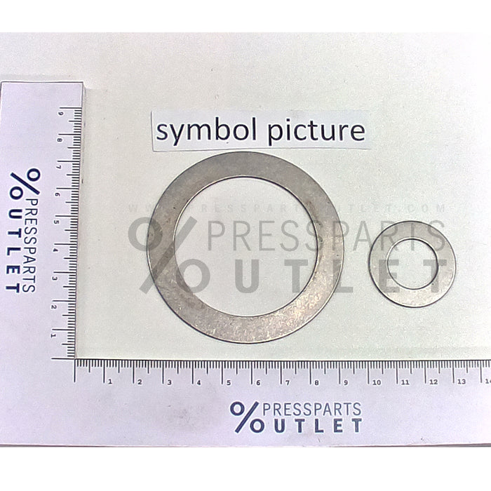 Axial bearing disc  AS 1730 - 00.550.0543/ - Axialscheibe  AS 1730