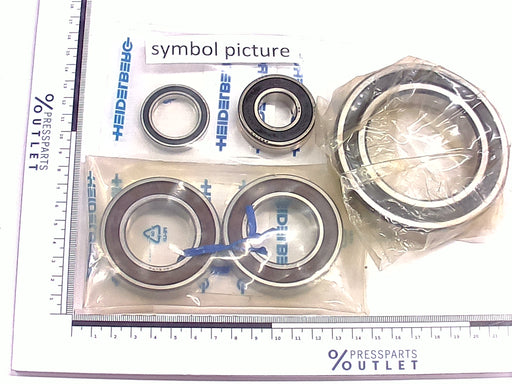 Grooved ball bearing FAG 575821 B - 00.580.2864/ - Rillenkugellager FAG 575821 B