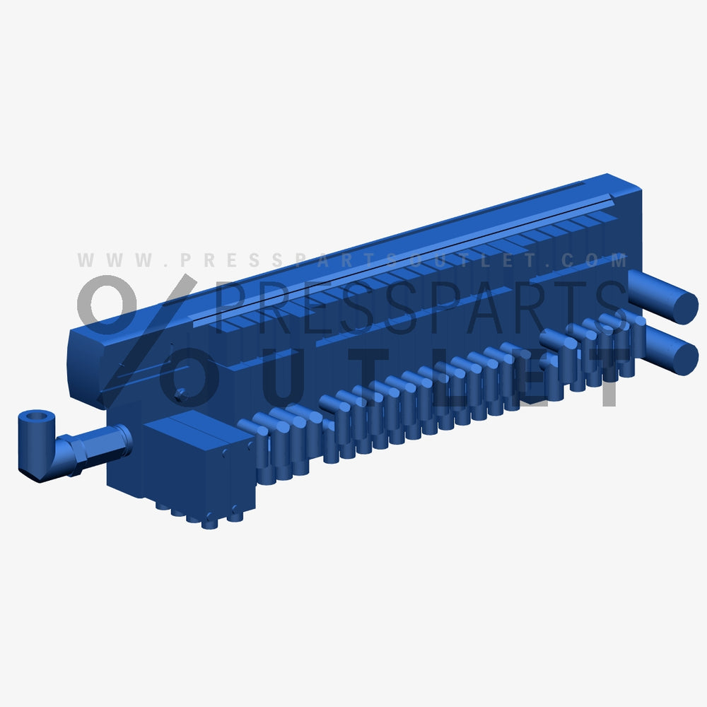 Support bar cpl Ventilinselsystem - F4.335.0063/01 - Leiste kpl Ventilinselsystem