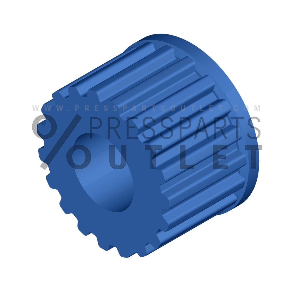 Pulley for toothed belt XL   z=19 - FH.1251141/00 - Zahnriemenscheibe XL   z=19