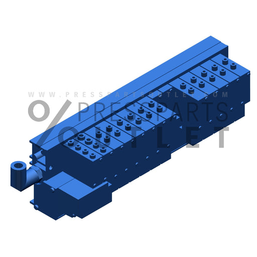 Valve unit cpl. Midiventilblock - G2.335.047 /05 - Ventilinsel kpl Midiventilblock