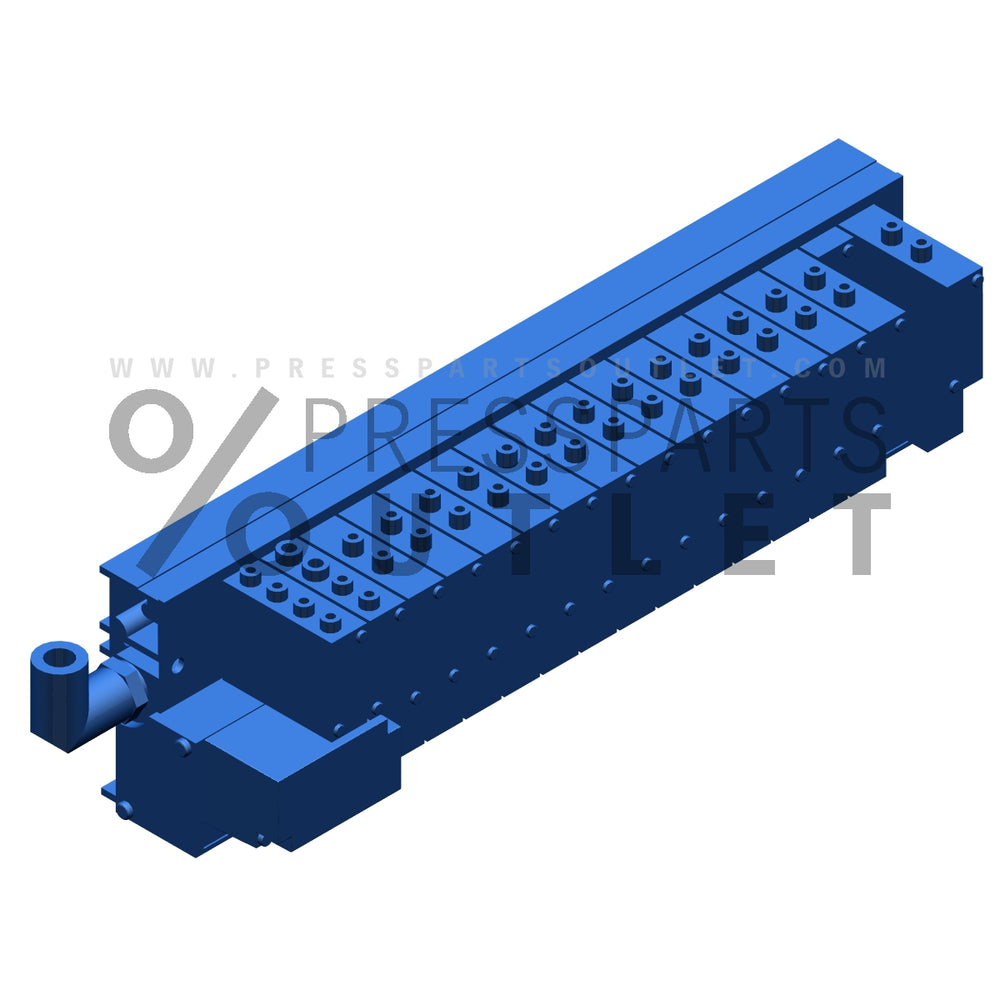 Valve unit cpl. Midiventilblock - G2.335.094 /05 - Ventilinsel kpl Midiventilblock