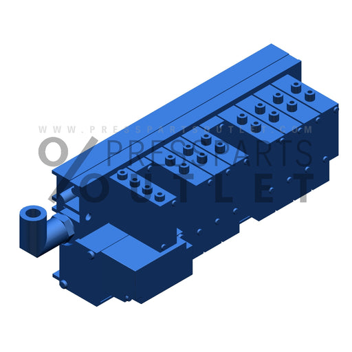 Support bar cpl Midiventilblock - H2.335.133 /05 - Leiste kpl Midiventilblock