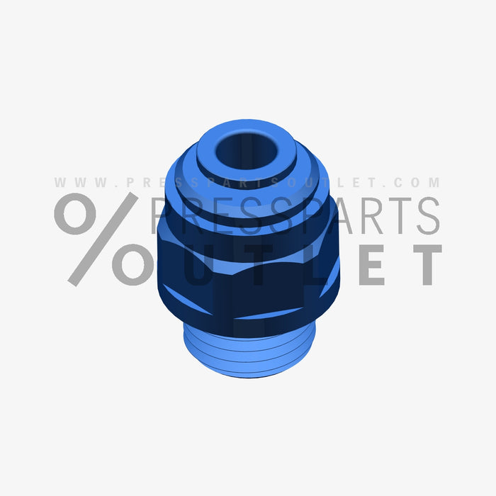 Screwed connecting piece G1/4" 6mm, EPDM - HT.638.409 / - Einschraubanschluss G1/4" 6mm, EPDM