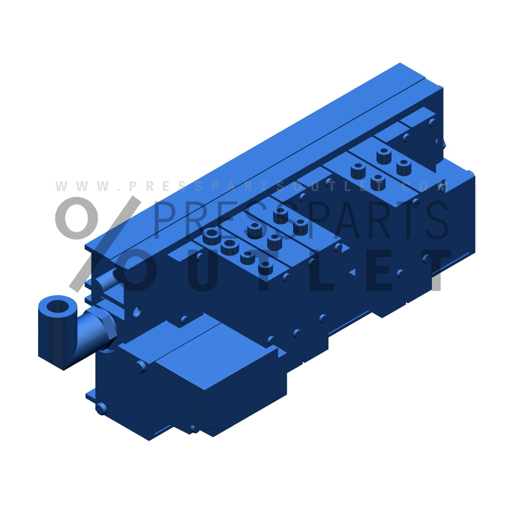 Valve unit cpl. Midiventilblock - R2.335.025 /05 - Ventilinsel kpl Midiventilblock