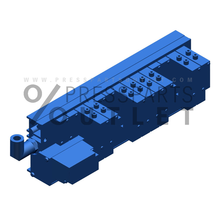 Valve unit cpl. Midiventilblock - R2.335.030 /05 - Ventilinsel kpl Midiventilblock