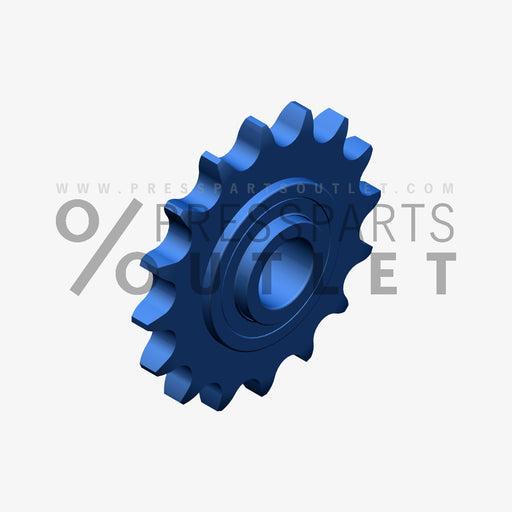 Sprocket wheel KSR16-LO-08-10-16-08 - ZD.238-555-01-00 - Kettenrad KSR16-LO-08-10-16-08